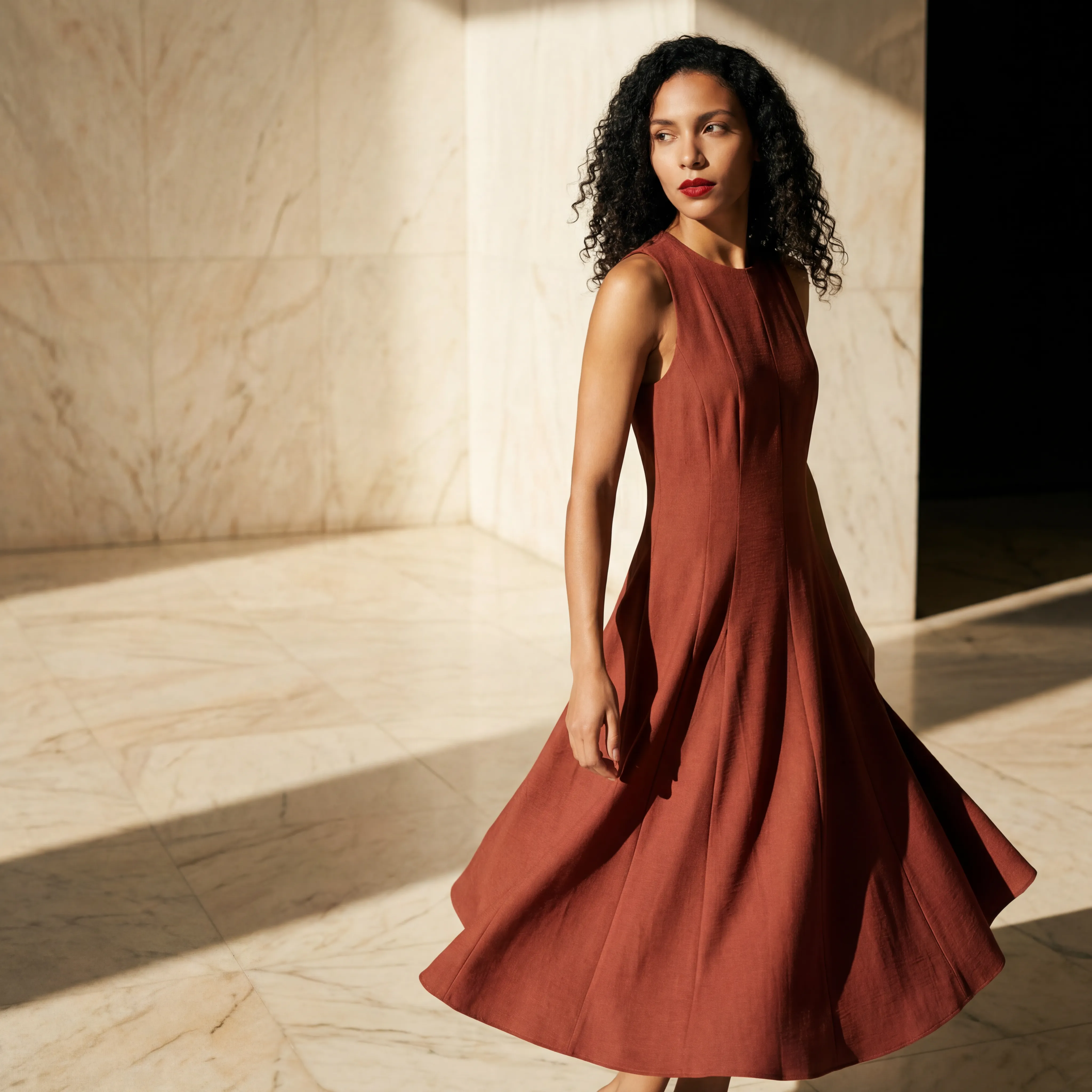 Vestido Terracota - Imagen campaña 3